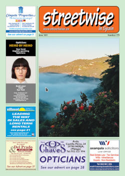 Cover page of Streetwise magazine in Spain, issue 2021 06 no. 279